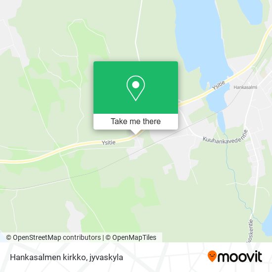 Hankasalmen kirkko map