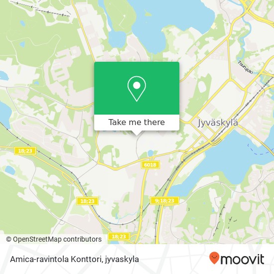 Amica-ravintola Konttori map