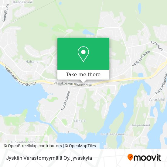 Jyskän Varastomyymälä Oy map