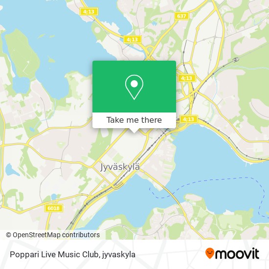 Poppari Live Music Club map