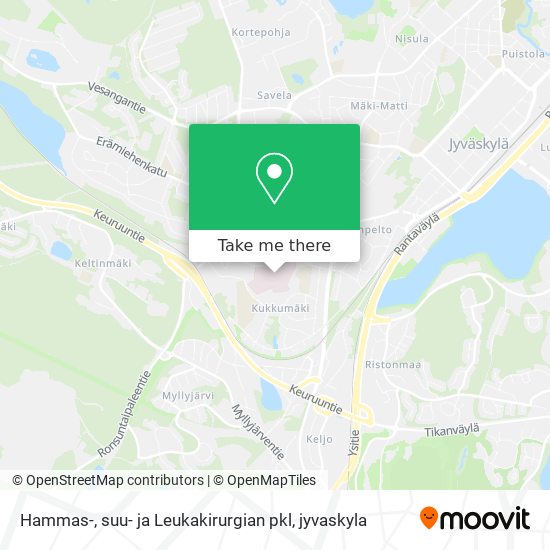Hammas-, suu- ja Leukakirurgian pkl map