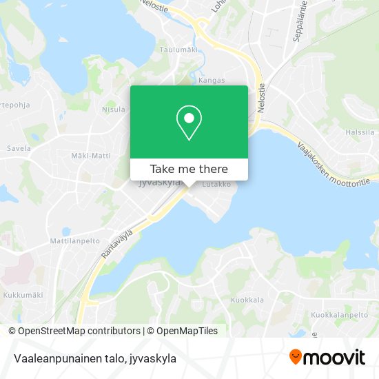 Vaaleanpunainen talo map