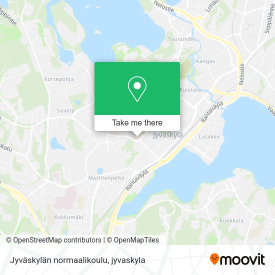 Jyväskylän normaalikoulu map