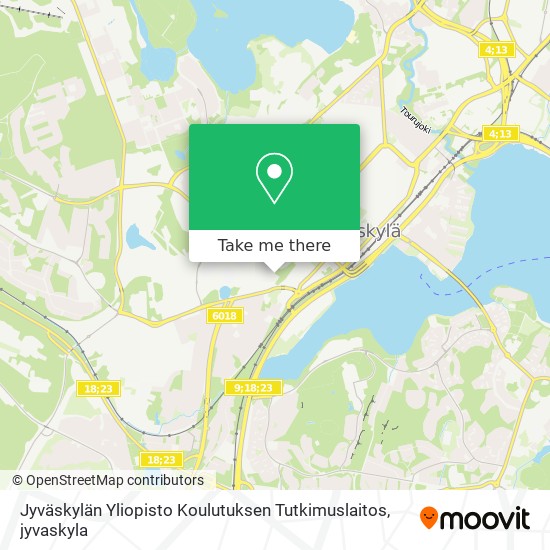 Jyväskylän Yliopisto Koulutuksen Tutkimuslaitos map