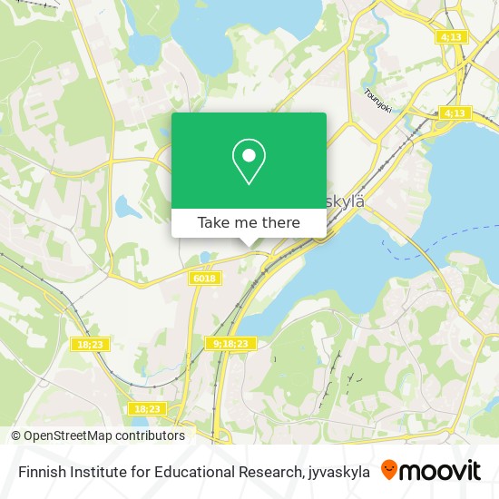 Finnish Institute for Educational Research map