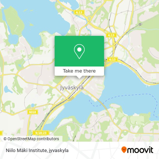 Niilo Mäki Institute map
