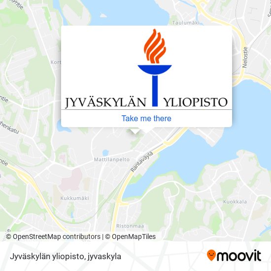 Jyväskylän yliopisto map