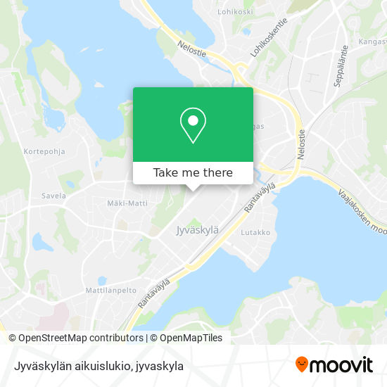 Jyväskylän aikuislukio map