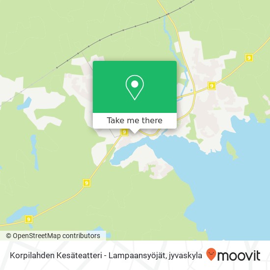 Korpilahden Kesäteatteri - Lampaansyöjät map