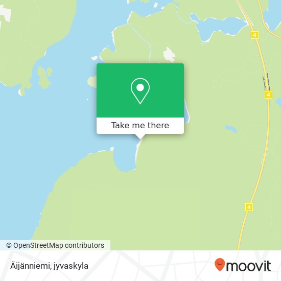 How to get to Äijänniemi in Jyväskylän Mlk by Bus?