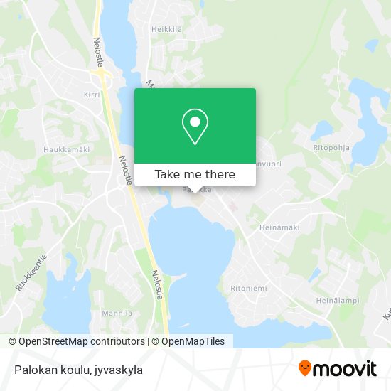 Palokan koulu map