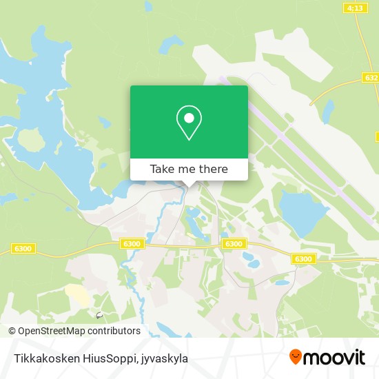 Tikkakosken HiusSoppi map