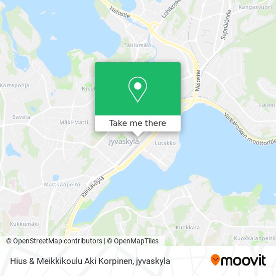 Hius & Meikkikoulu Aki Korpinen map