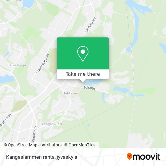 Kangaslammen ranta map