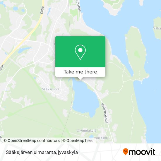 Sääksjärven uimaranta map