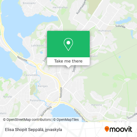 Elisa Shopit Seppälä map