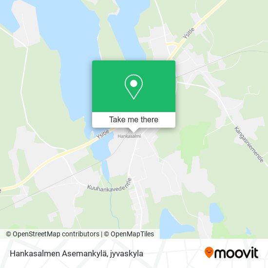 Hankasalmen Asemankylä map