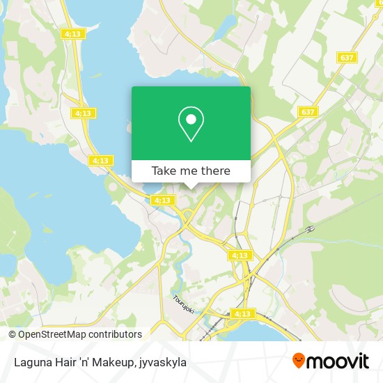 Laguna Hair 'n' Makeup map