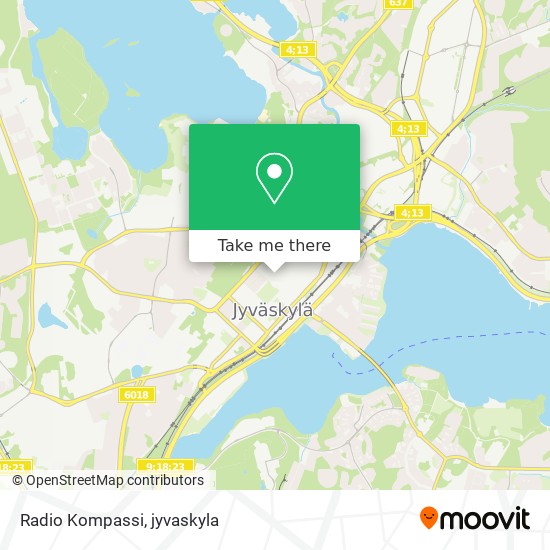 Radio Kompassi map