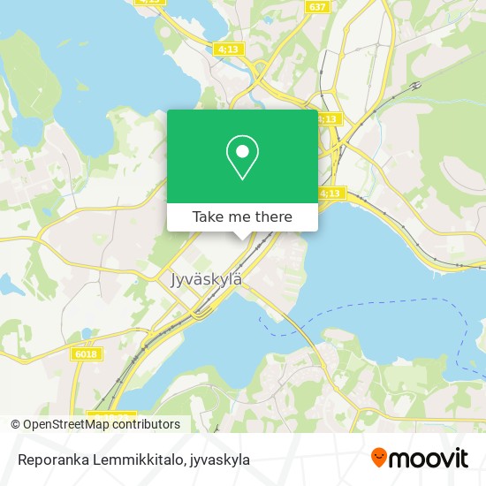 Reporanka Lemmikkitalo map