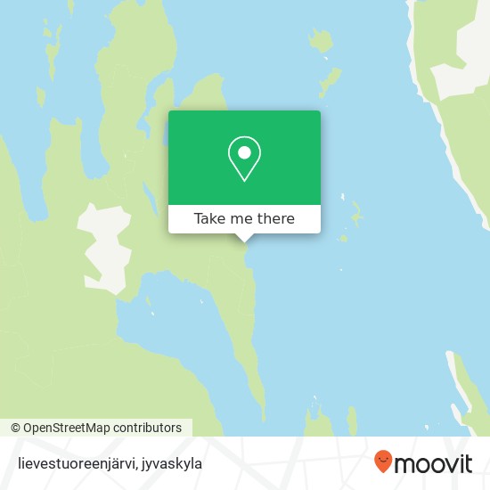 lievestuoreenjärvi map