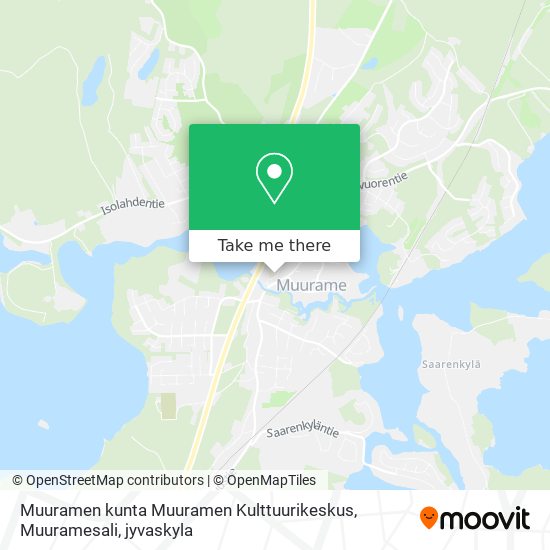 Muuramen kunta Muuramen Kulttuurikeskus, Muuramesali map