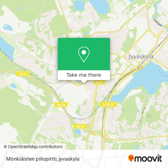 Mönkiäisten piilopirtti map