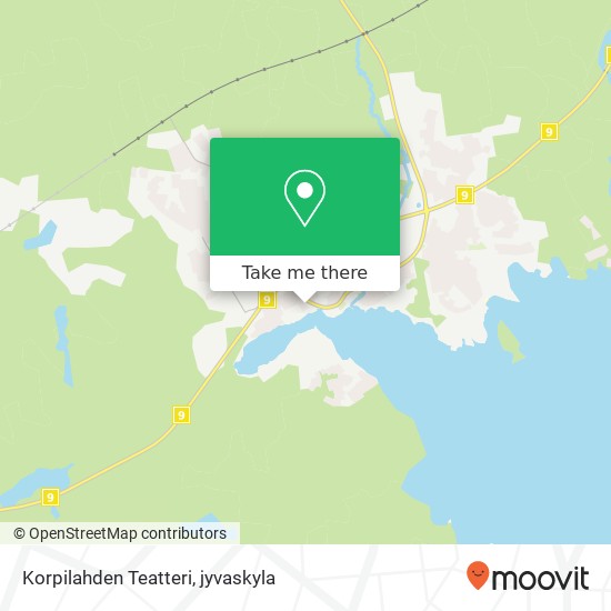 Korpilahden Teatteri map