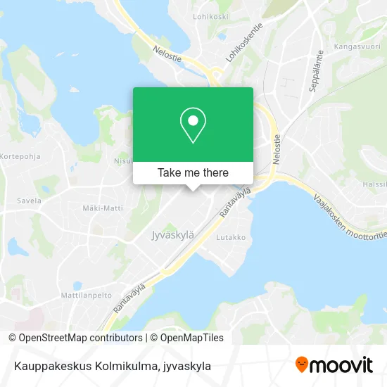 Kauppakeskus Kolmikulma map