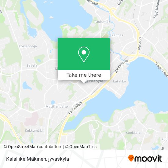 Kalaliike Mäkinen map