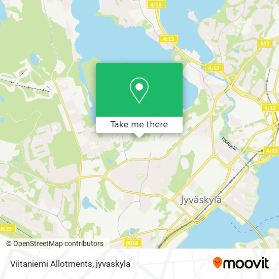 Viitaniemi Allotments map