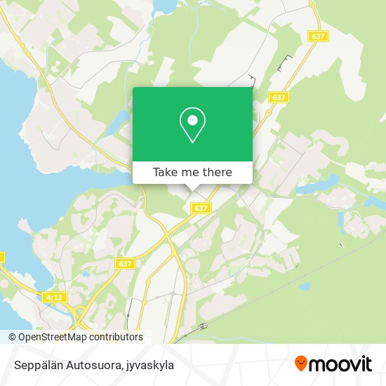 Seppälän Autosuora map