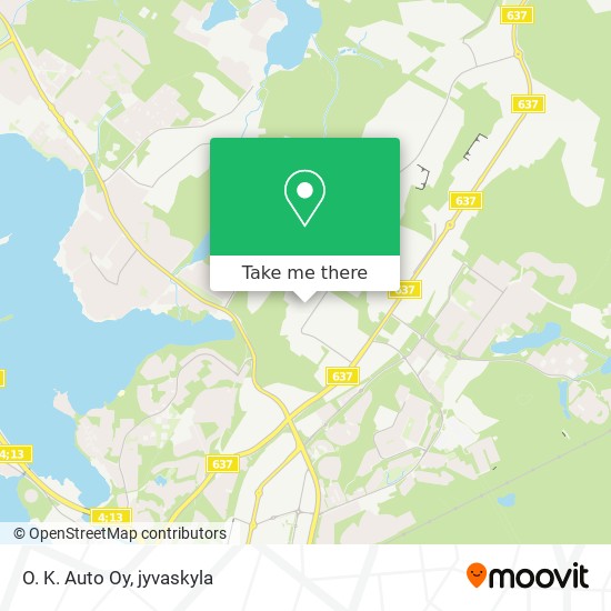 O. K. Auto Oy map