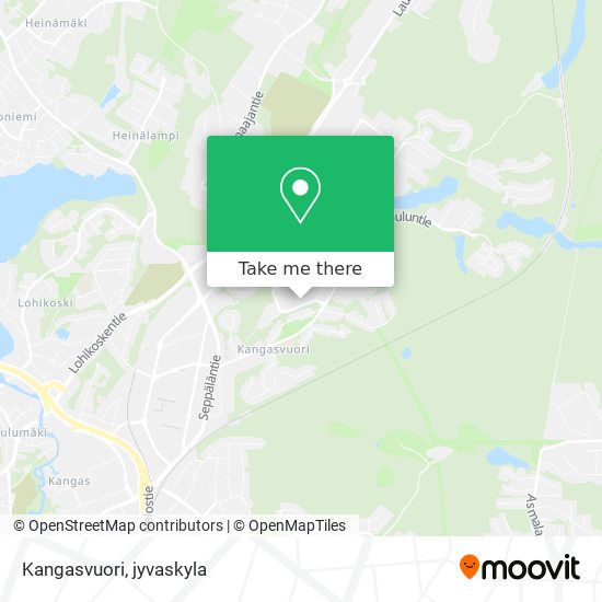 Kangasvuori map