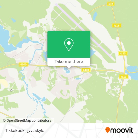 Tikkakoski map