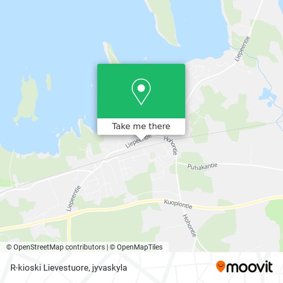 R-kioski Lievestuore map