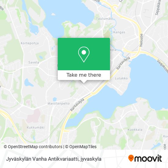 Jyväskylän Vanha Antikvariaatti map