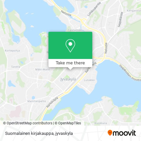 Suomalainen kirjakauppa map