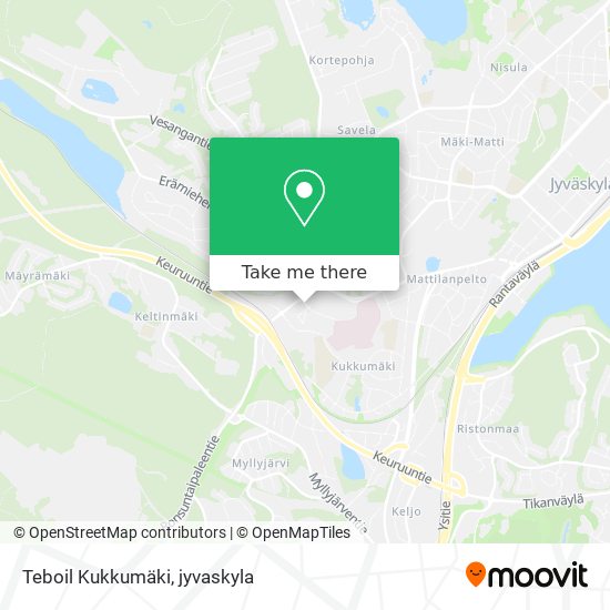 Teboil Kukkumäki map