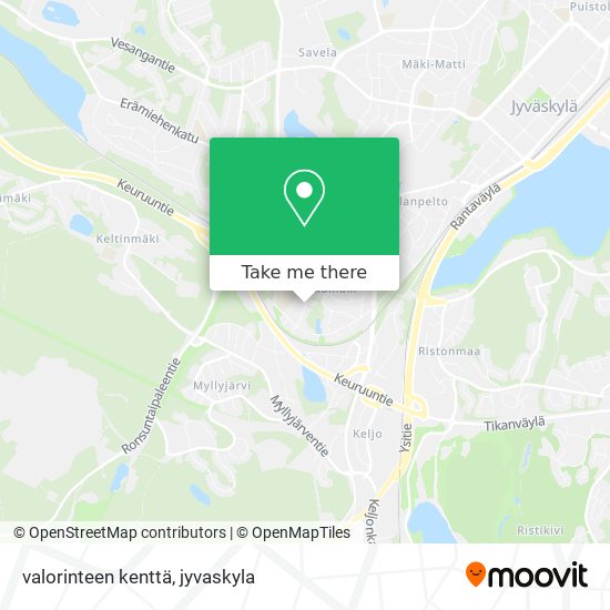 valorinteen kenttä map