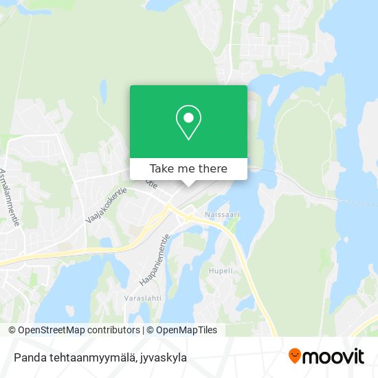 Panda tehtaanmyymälä map