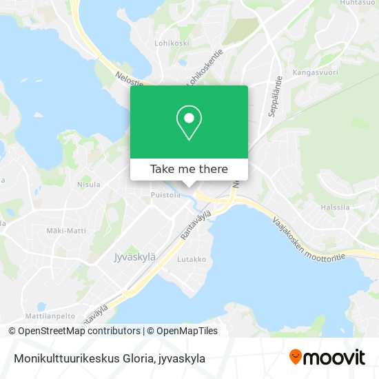 Monikulttuurikeskus Gloria map