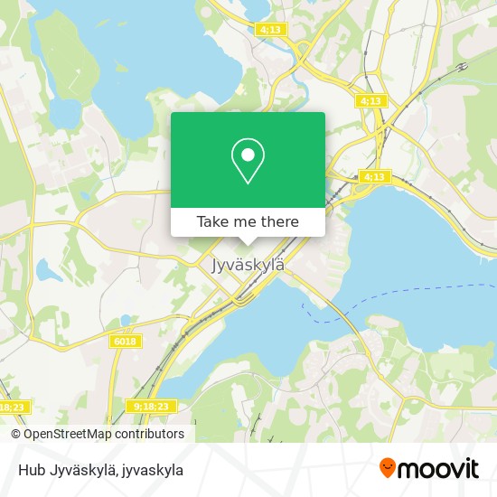 Hub Jyväskylä map
