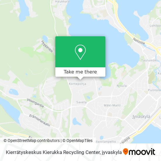 Kierrätyskeskus Kierukka Recycling Center map