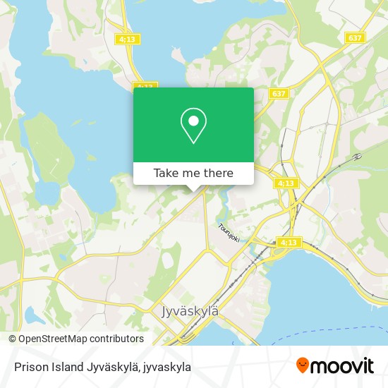 Prison Island Jyväskylä map