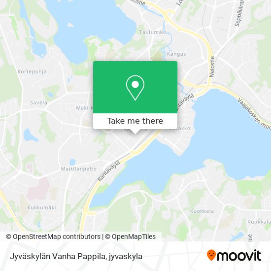 Jyväskylän Vanha Pappila map