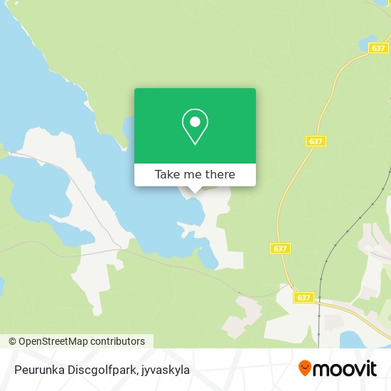 Peurunka Discgolfpark map