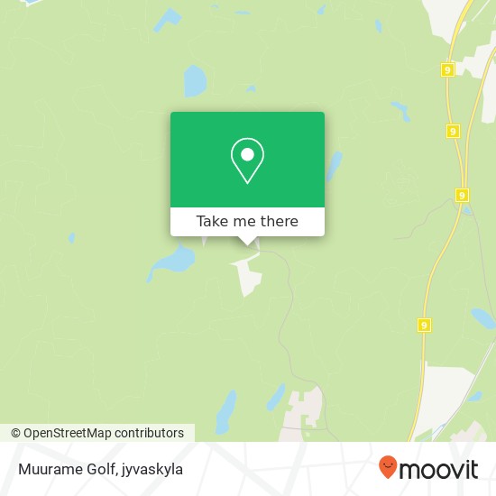 Muurame Golf map