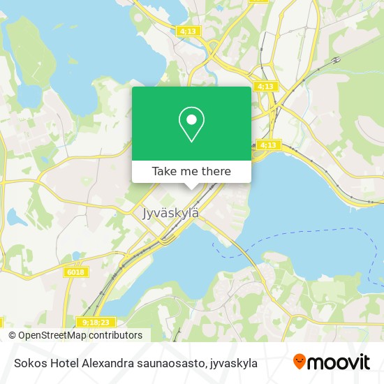 Sokos Hotel Alexandra saunaosasto map