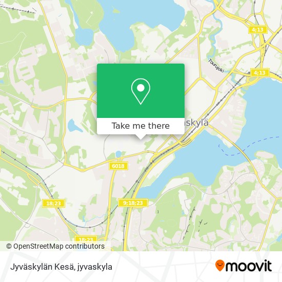 Jyväskylän Kesä map